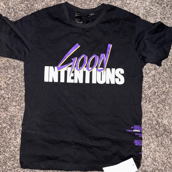 Vlone "Good Intentions" T shirt size medium BRAND NEW - Picture 1 of 6